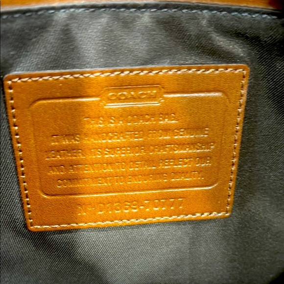 Coach BMK Commuter Leather Briefcase Shoulder Bag Computer - Picture 4 of 16